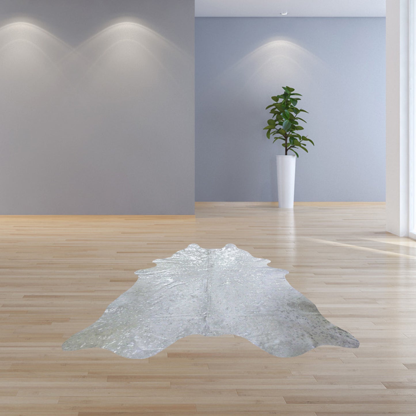 6.5 Ft Classic Brindled Cowhide Rug
