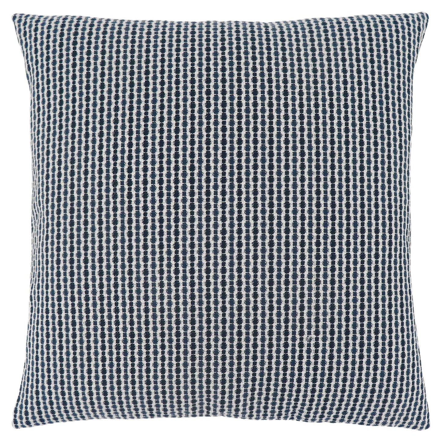 18" X 18" Taupe Polyester Striped Zippered Pillow