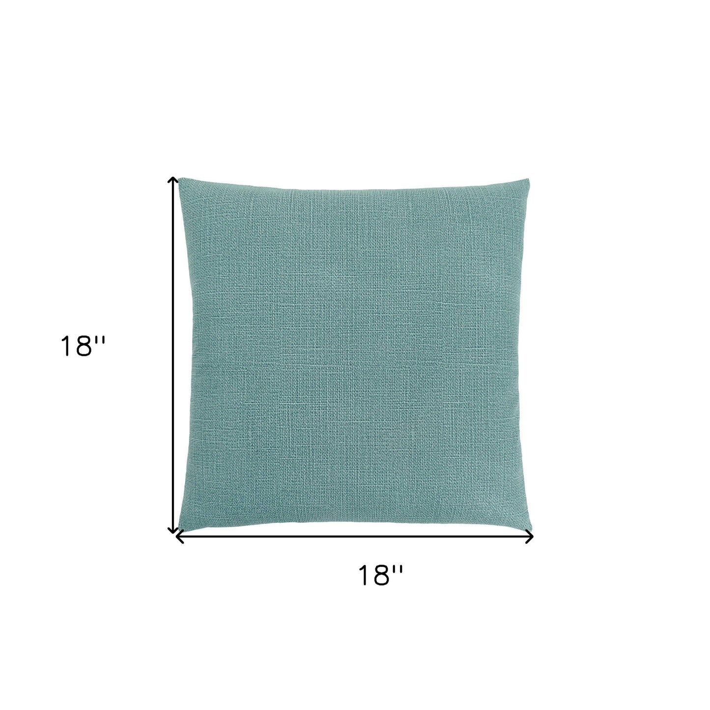 18" X 18" Light Gray Polyester Interlocking Zippered Pillow