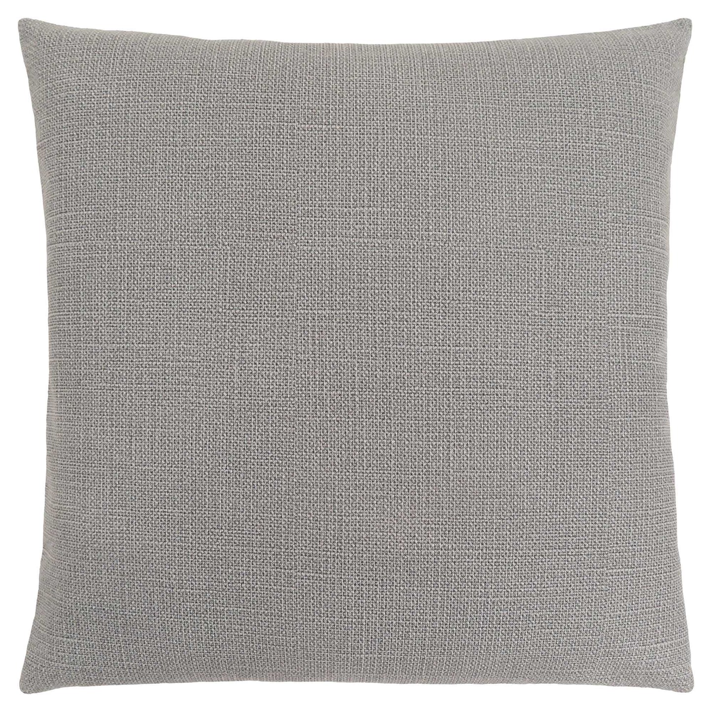 18" X 18" Light Gray Polyester Interlocking Zippered Pillow