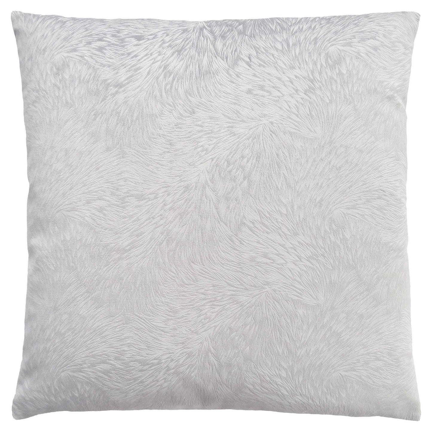 18" X 18" Red Velvet Polyester Feather Zippered Pillow