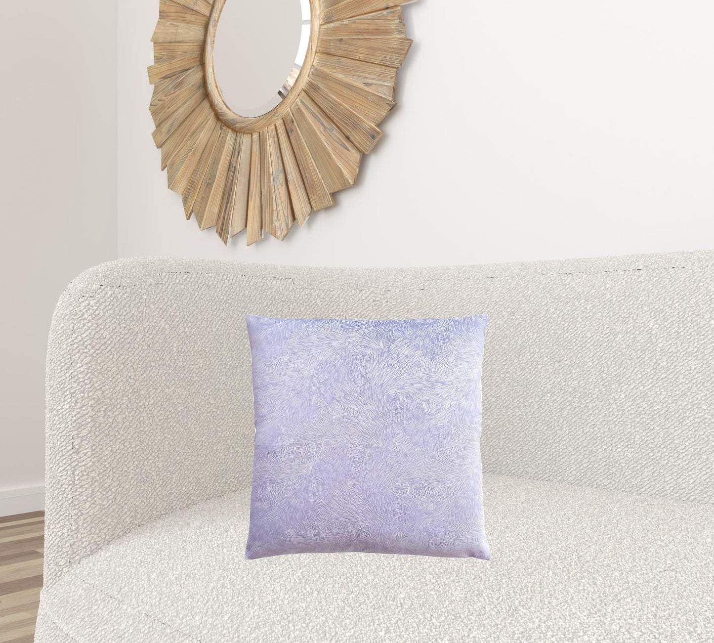 18" X 18" Red Velvet Polyester Feather Zippered Pillow