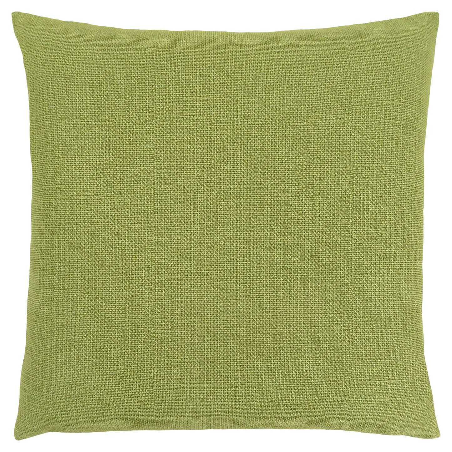 Set Of Two 18" X 18" Lime Green Polyester Interlocking Zippered Pillow