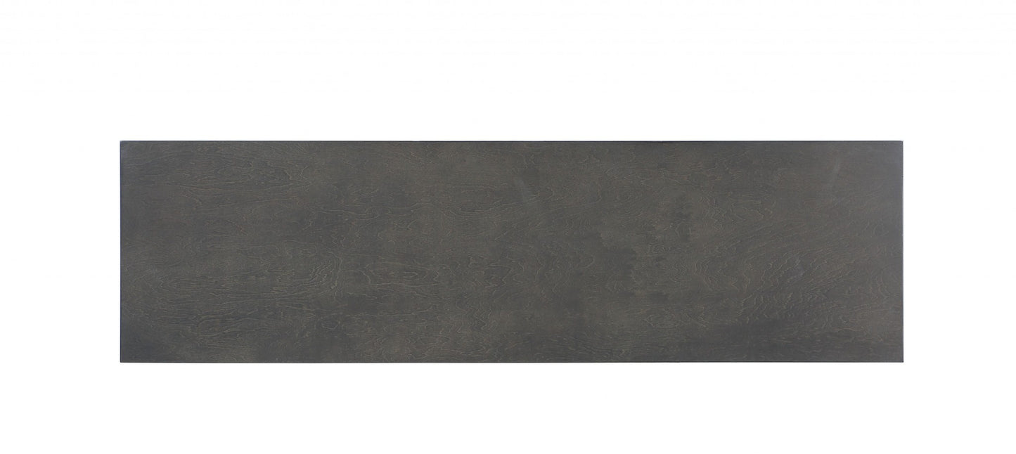 18" X 60" X 34" Platinum Wood Dresser