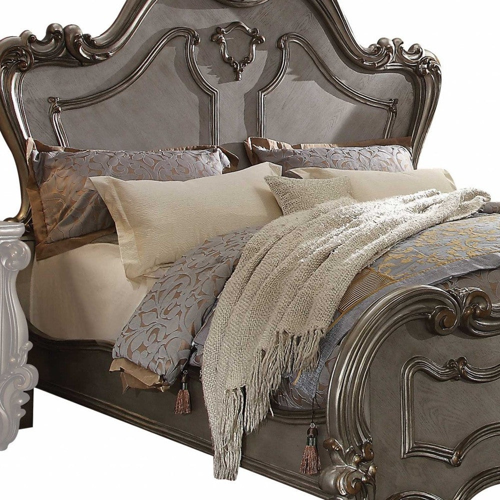 Queen Gray Bed