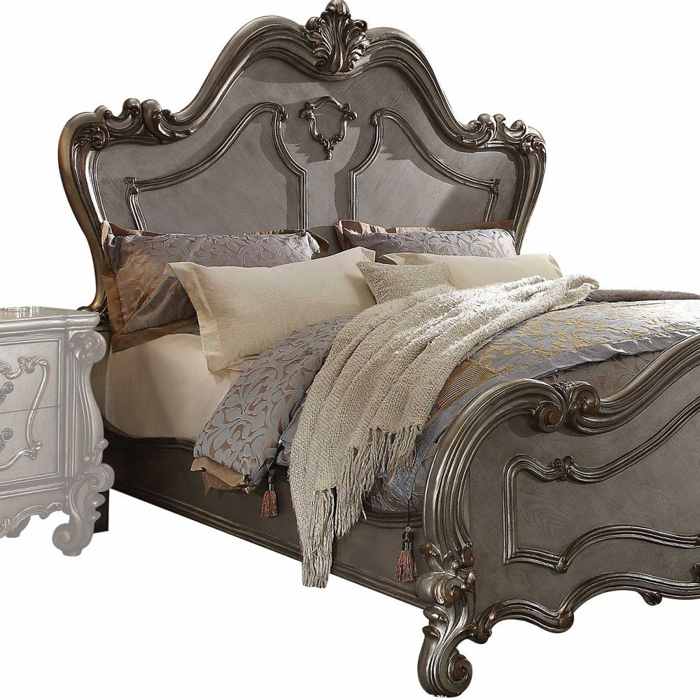 Queen Gray Bed