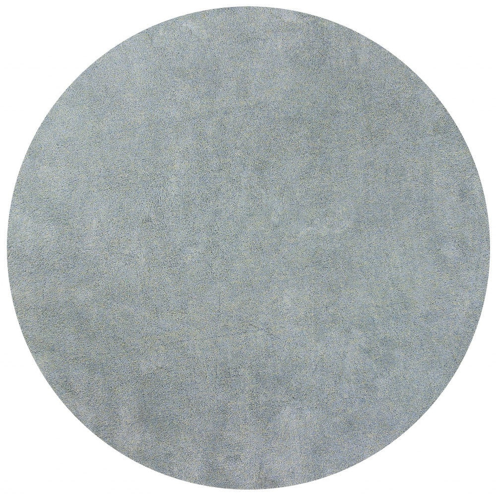 8'X10' Blue Heather Indoor Shag Rug