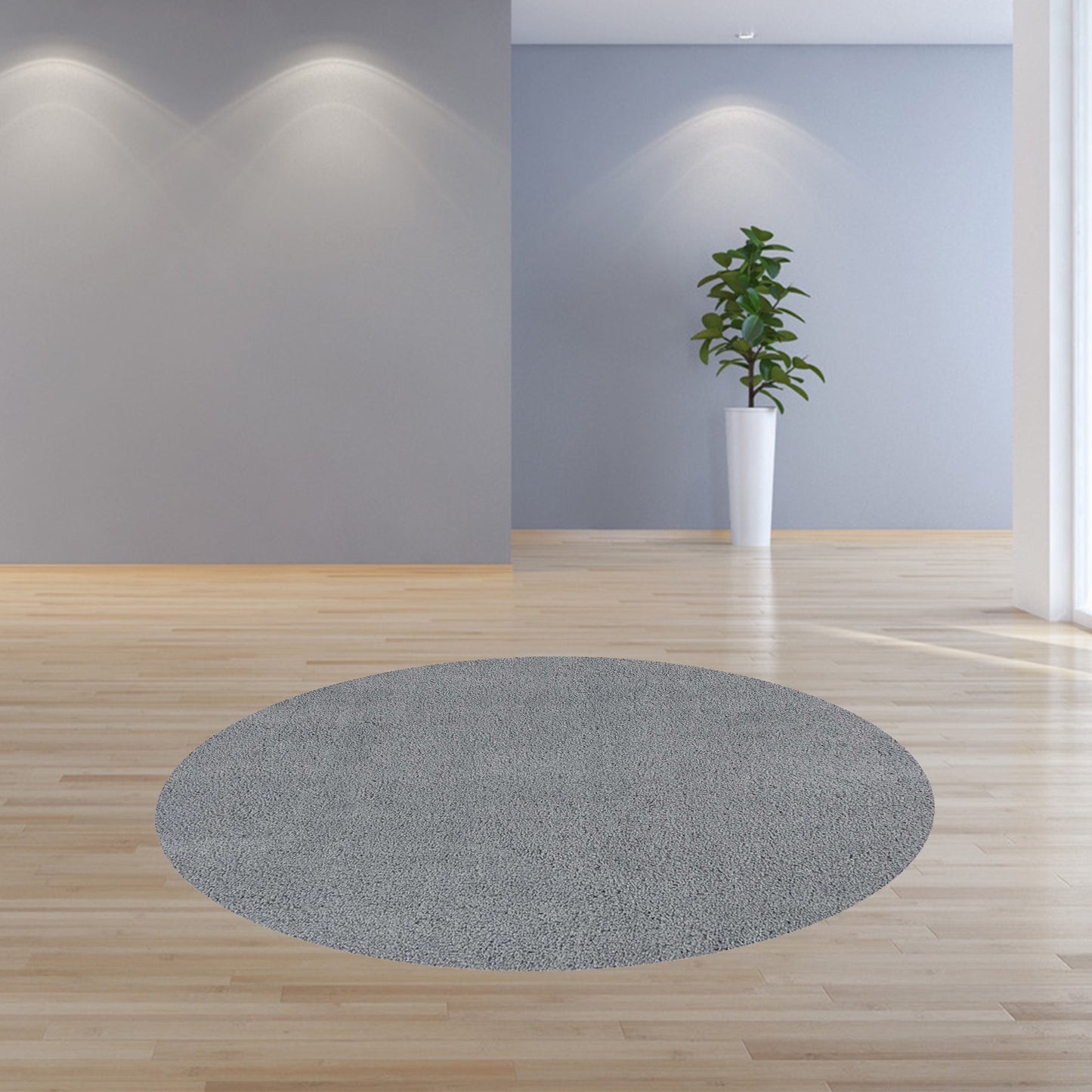 8'X10' Grey Indoor Shag Rug