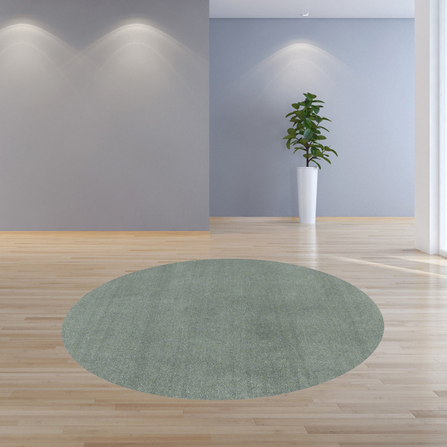 8'X11' Slate Blue Indoor Shag Rug