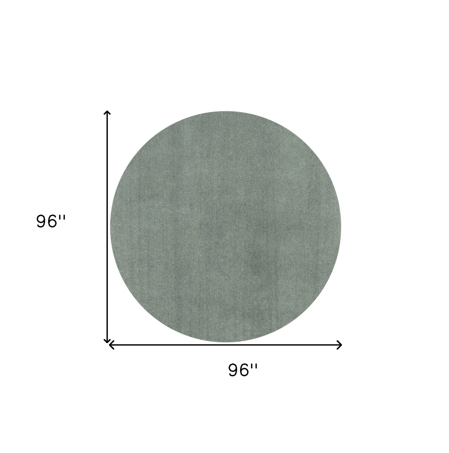 8'X11' Slate Blue Indoor Shag Rug