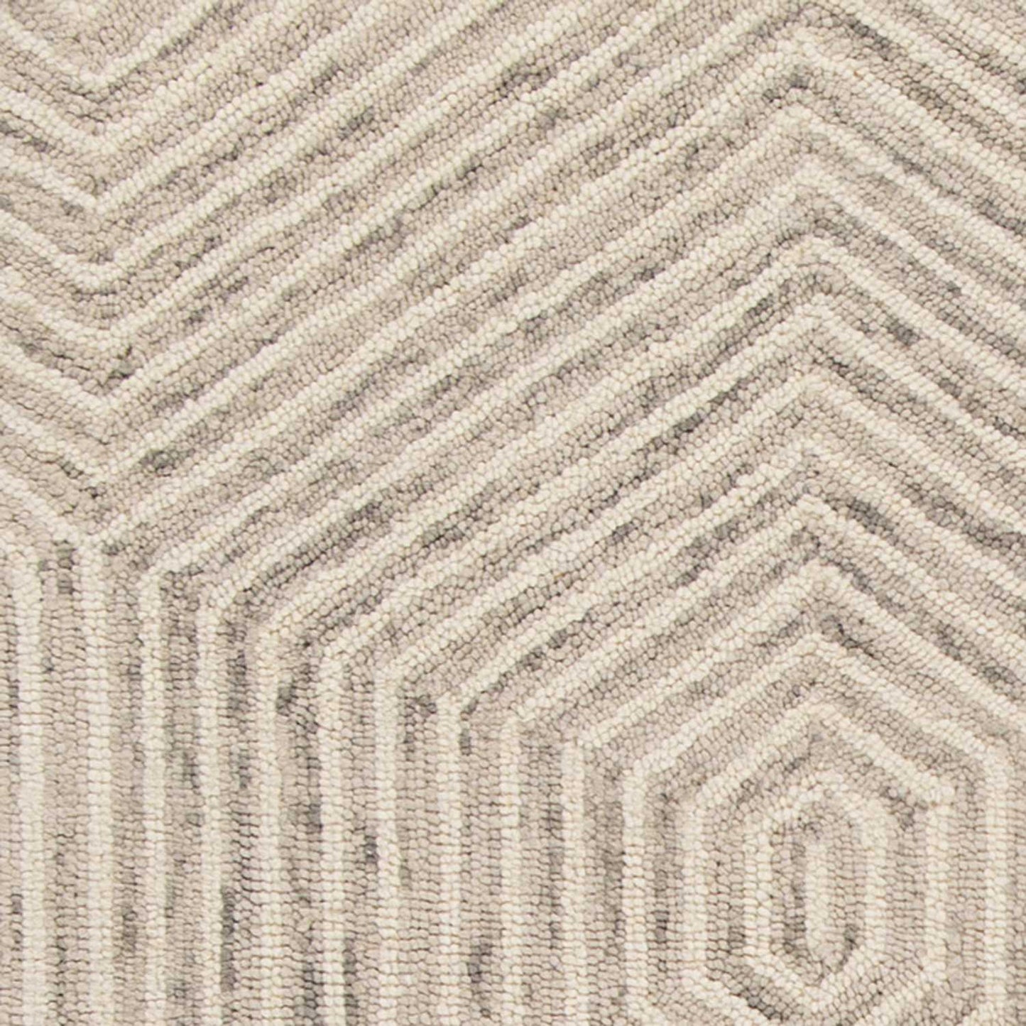 8' X 10' Wool Ivory Area Rug