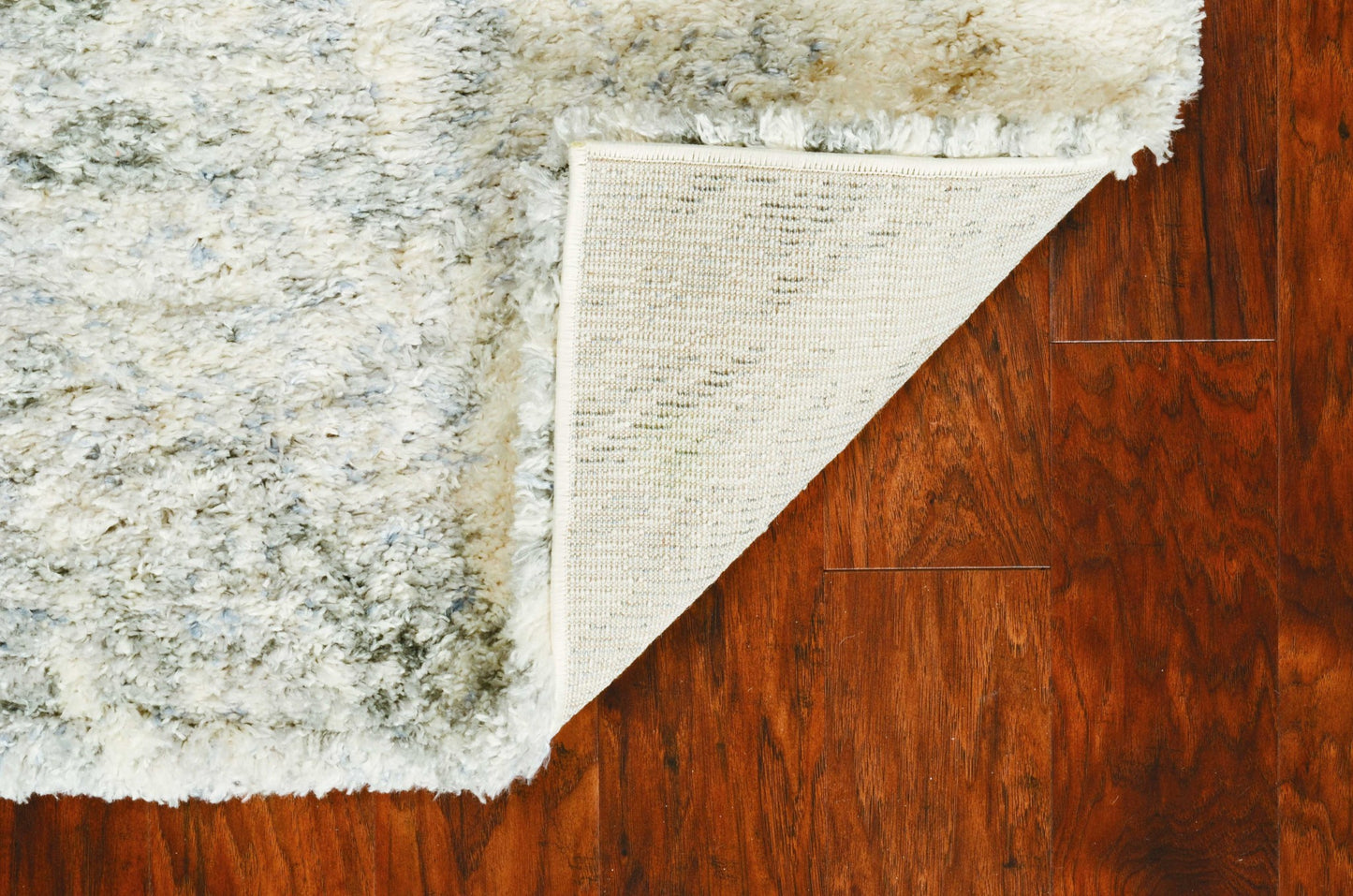 8' X 13' Modern Ivory And Grey Abstract Area Rug