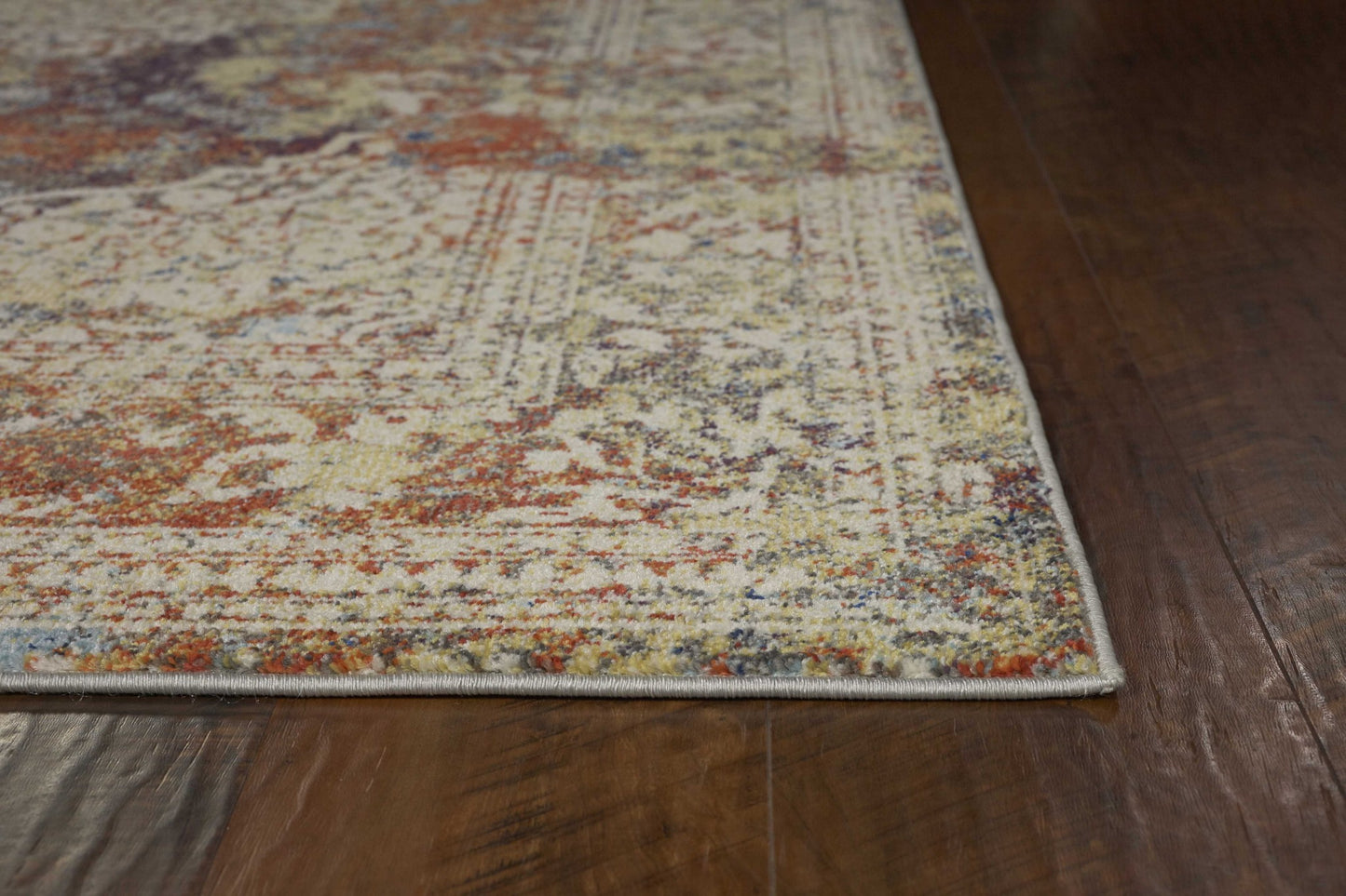 9' X 13' Polypropylene Multi Area Rug