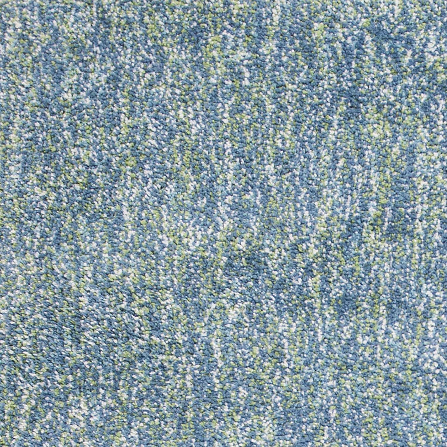 8' Round Polyester Seafoam Heather Area Rug