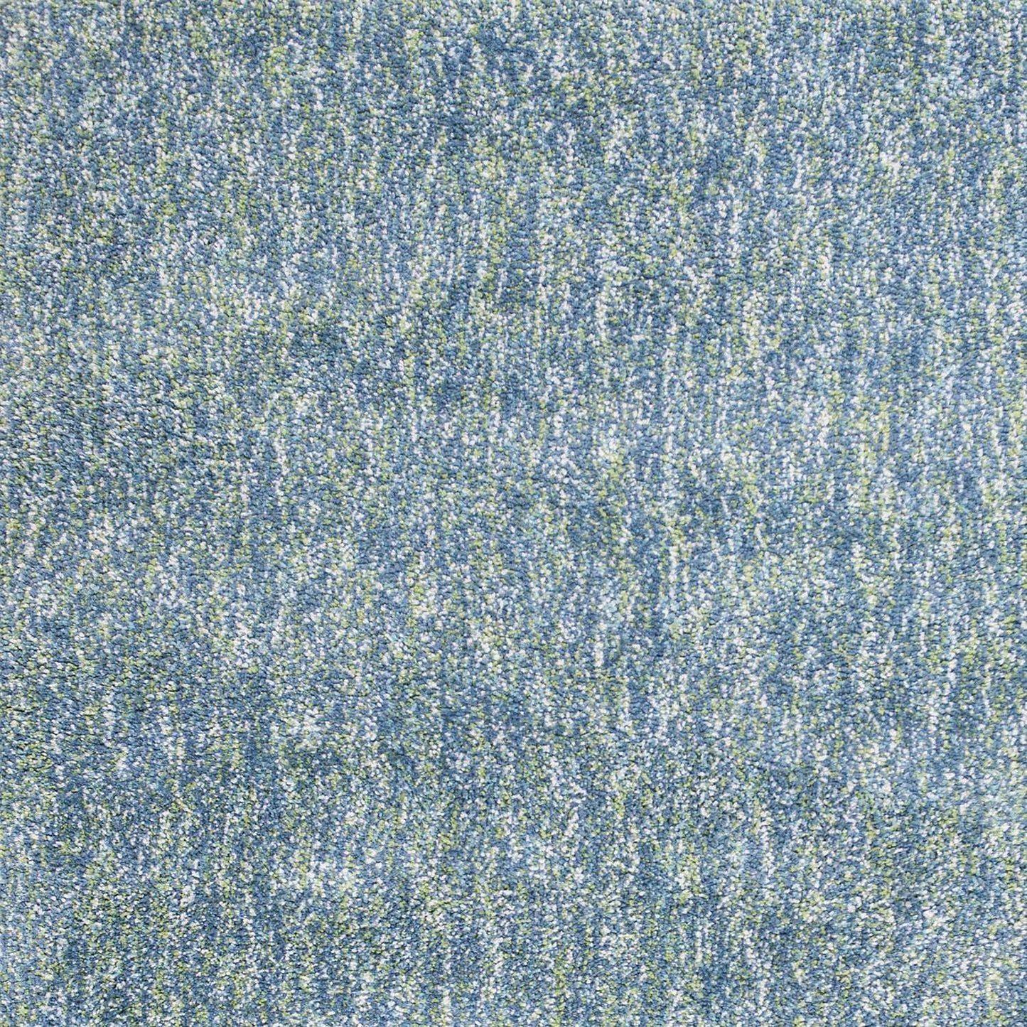 8' Round Polyester Seafoam Heather Area Rug
