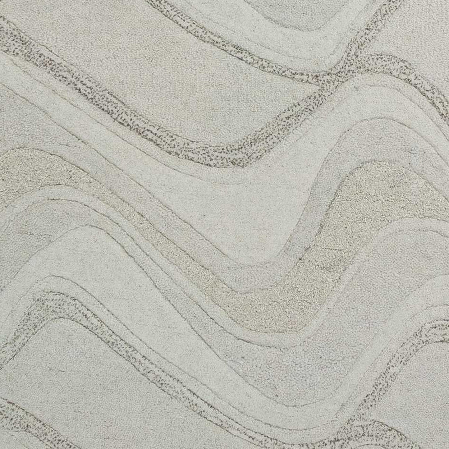 8' X 10' 6 Wool Ivory Area Rug