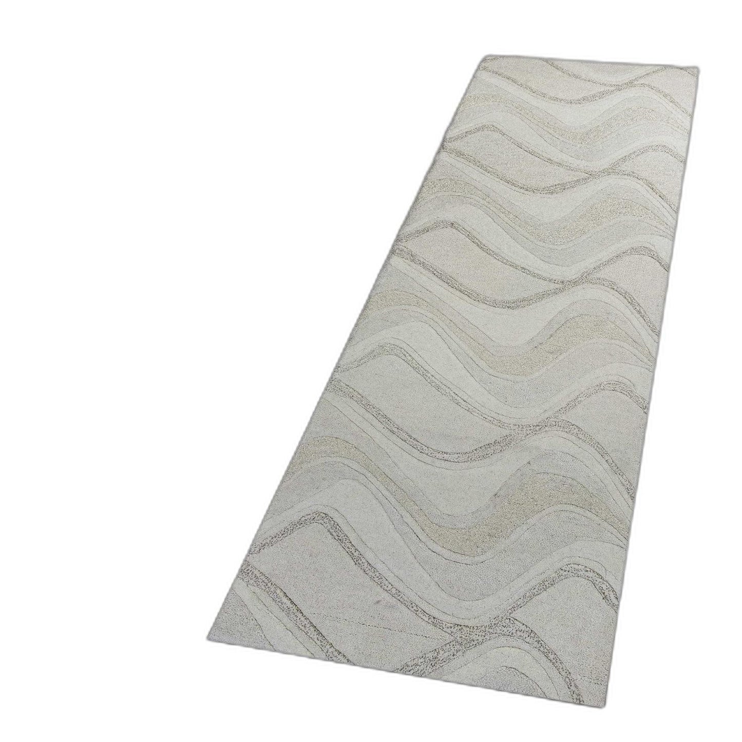 8' X 10' 6 Wool Ivory Area Rug