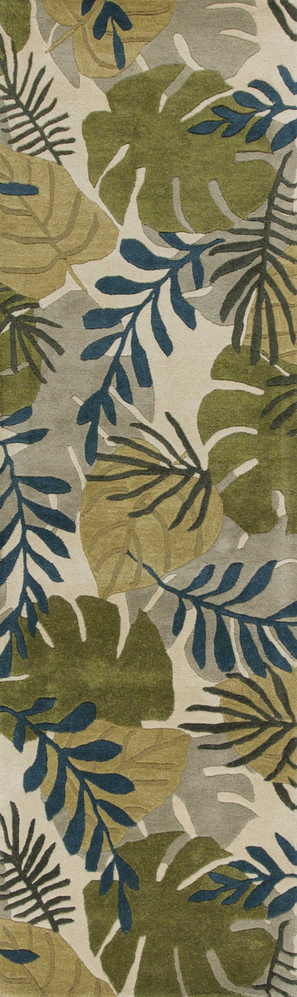 5' X 8' Wool Ivory Area Rug