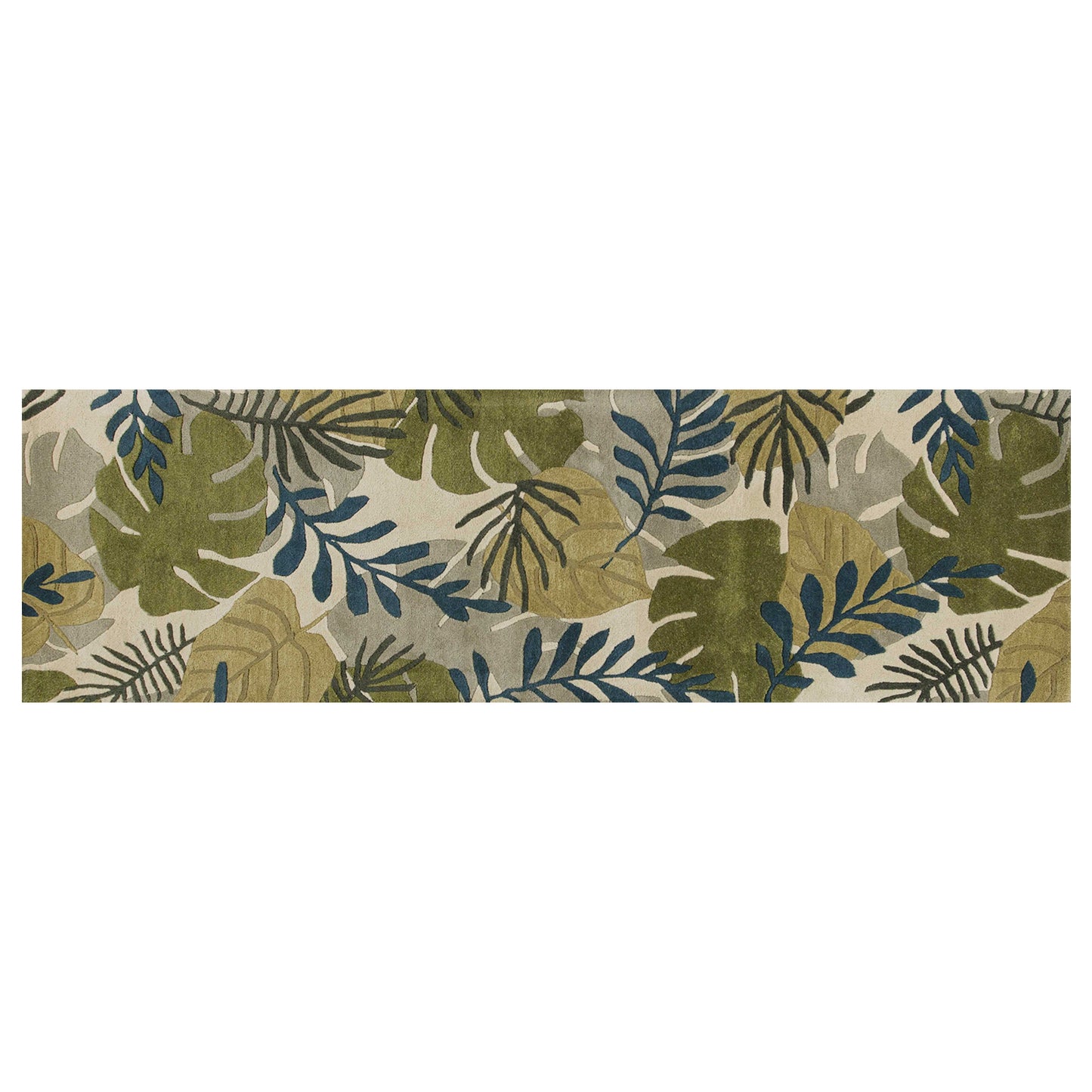 5' X 8' Wool Ivory Area Rug