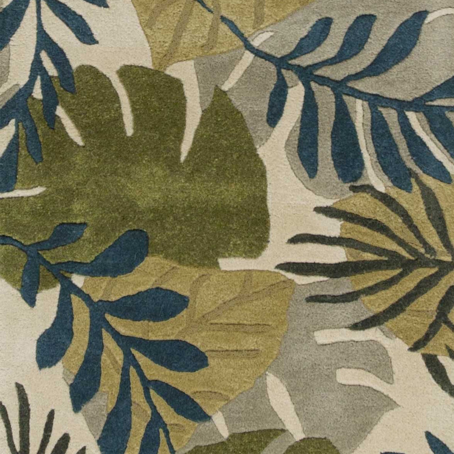 5' X 8' Wool Ivory Area Rug
