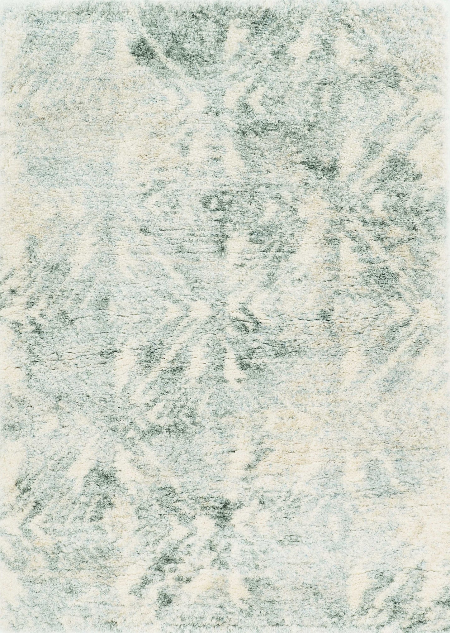 8' X 13' Modern Ivory And Grey Abstract Area Rug
