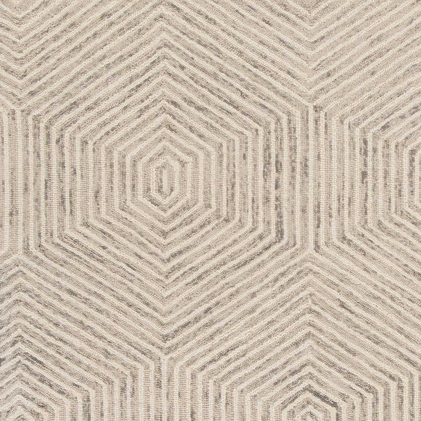 8' X 10' Wool Ivory Area Rug