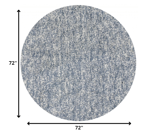 3'X5' Slate Heather Indoor Shag Rug