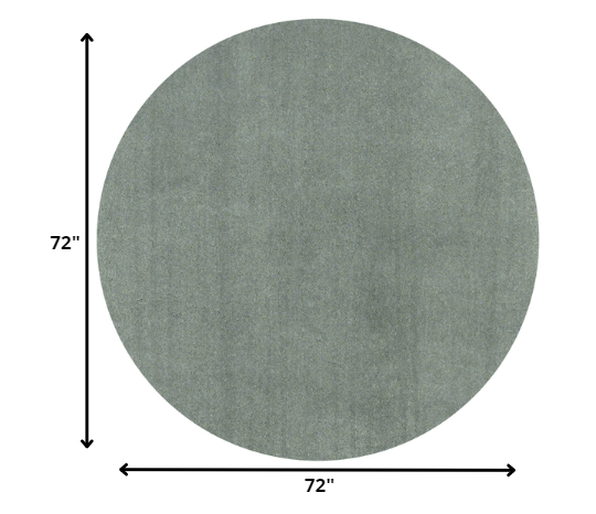 8'X11' Slate Blue Indoor Shag Rug