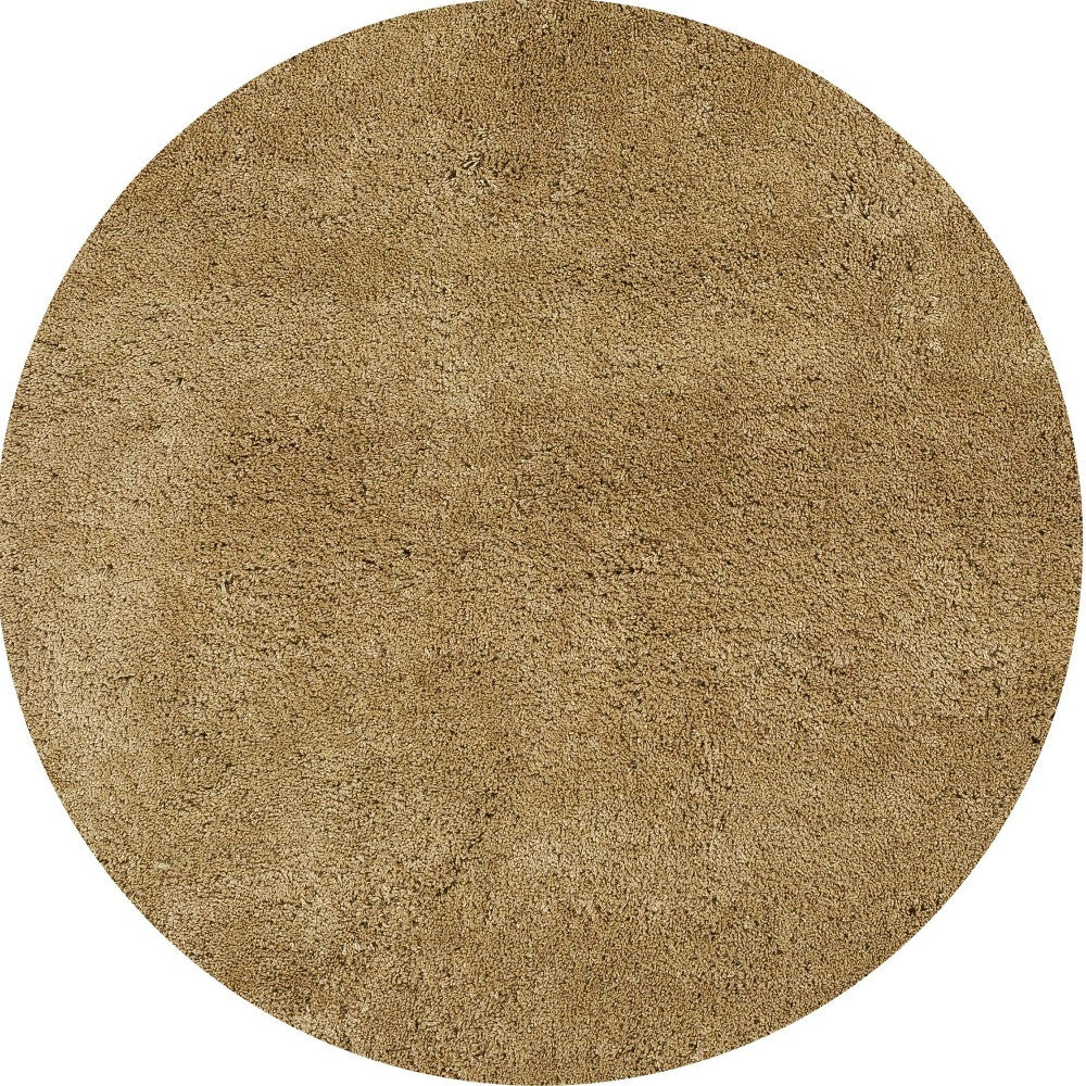 8'X11' Gold Indoor Shag Rug