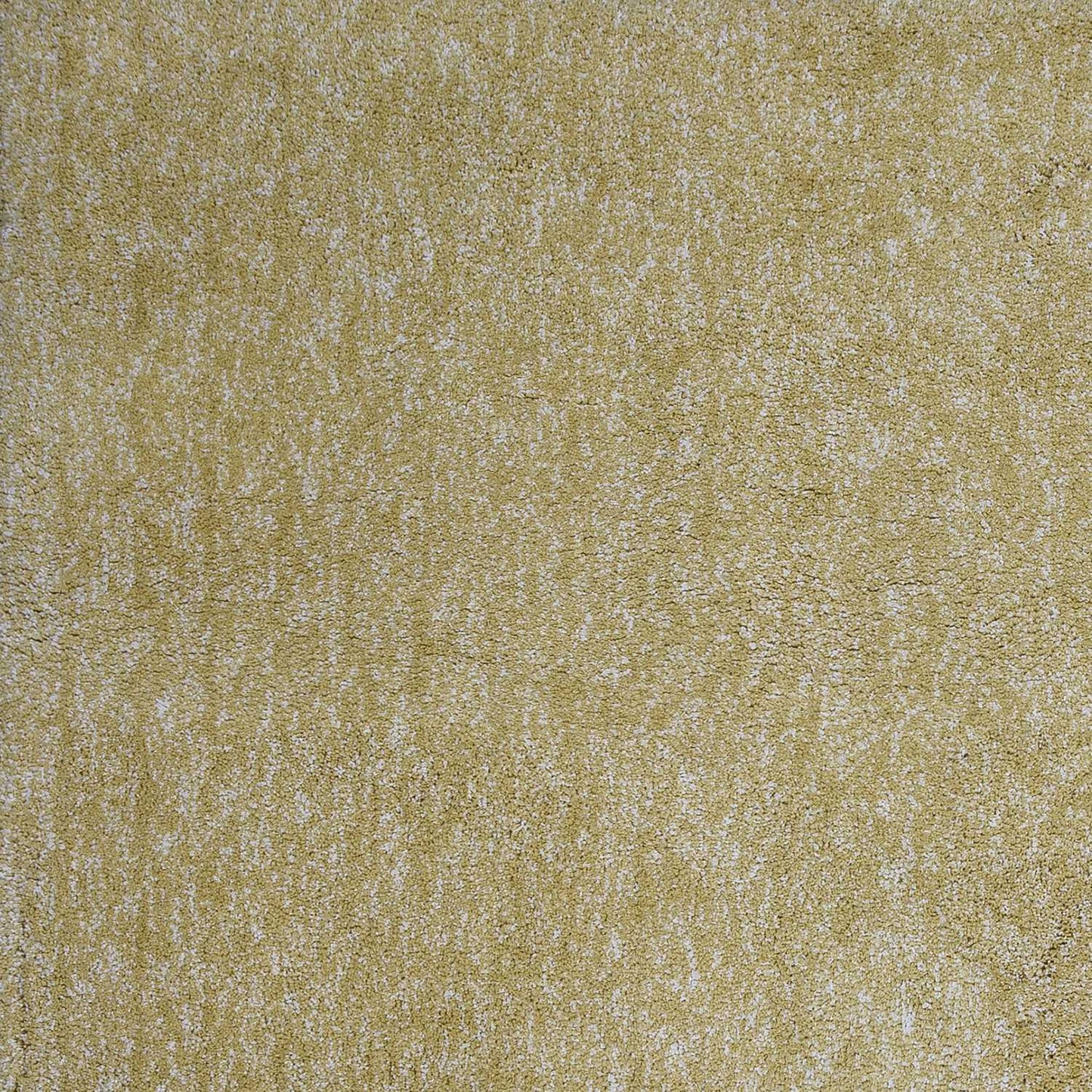 8' Round Polyester Yellow Heather Area Rug