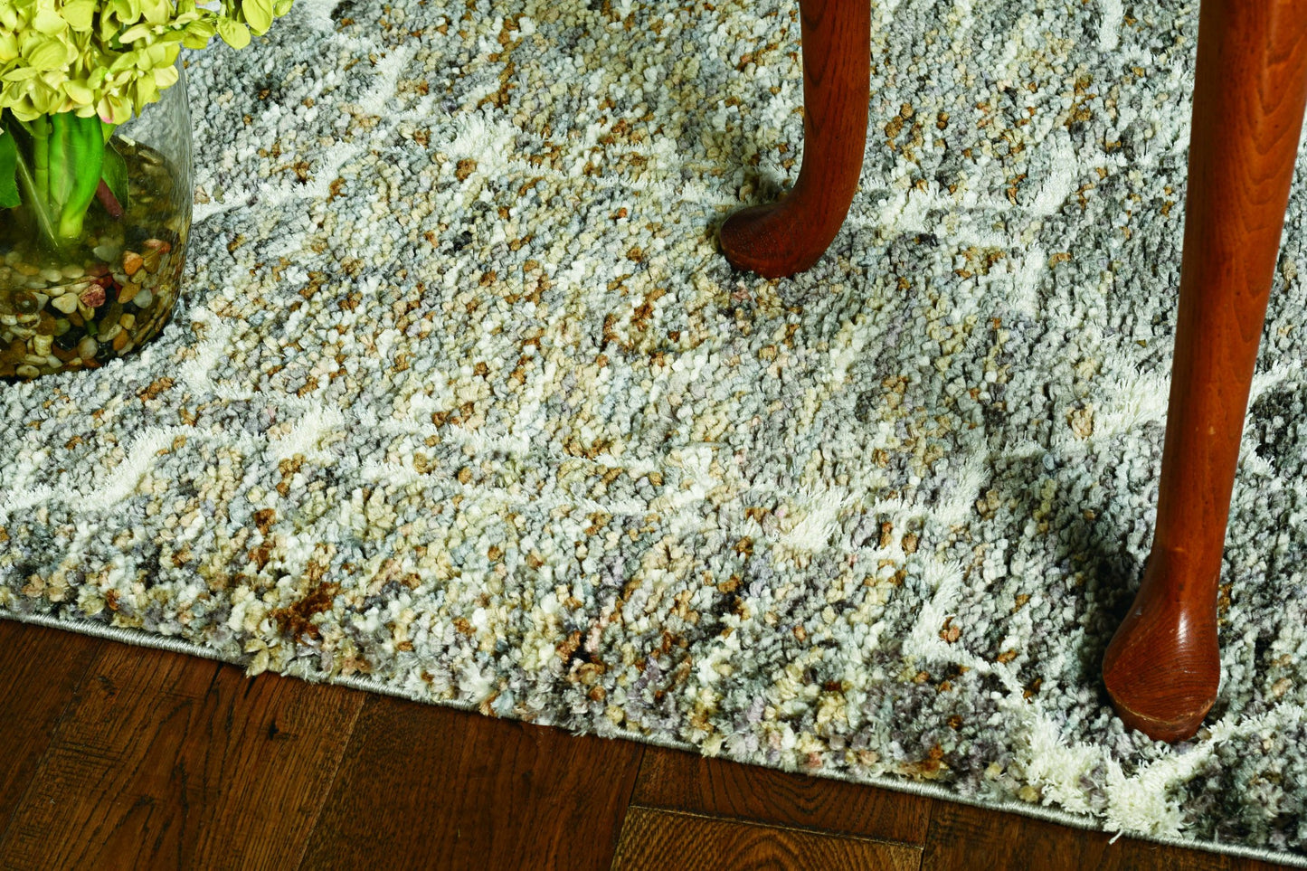 10'X13' Plum Machine Woven Floral Traditional Indoor Area Rug