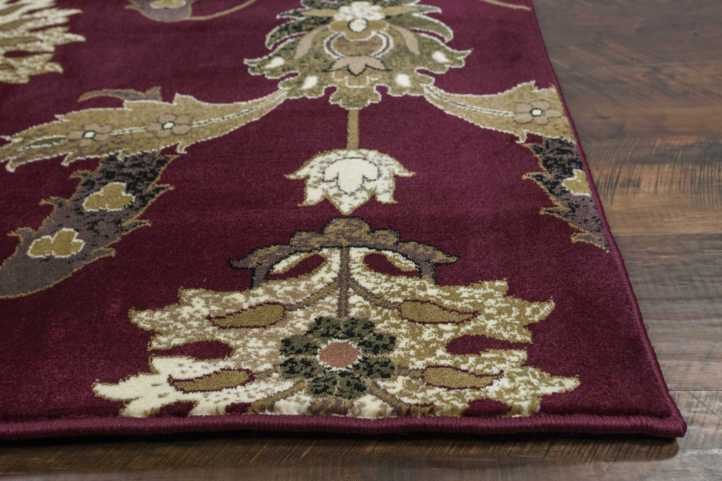 7' X 10' Polypropylene Red Area Rug
