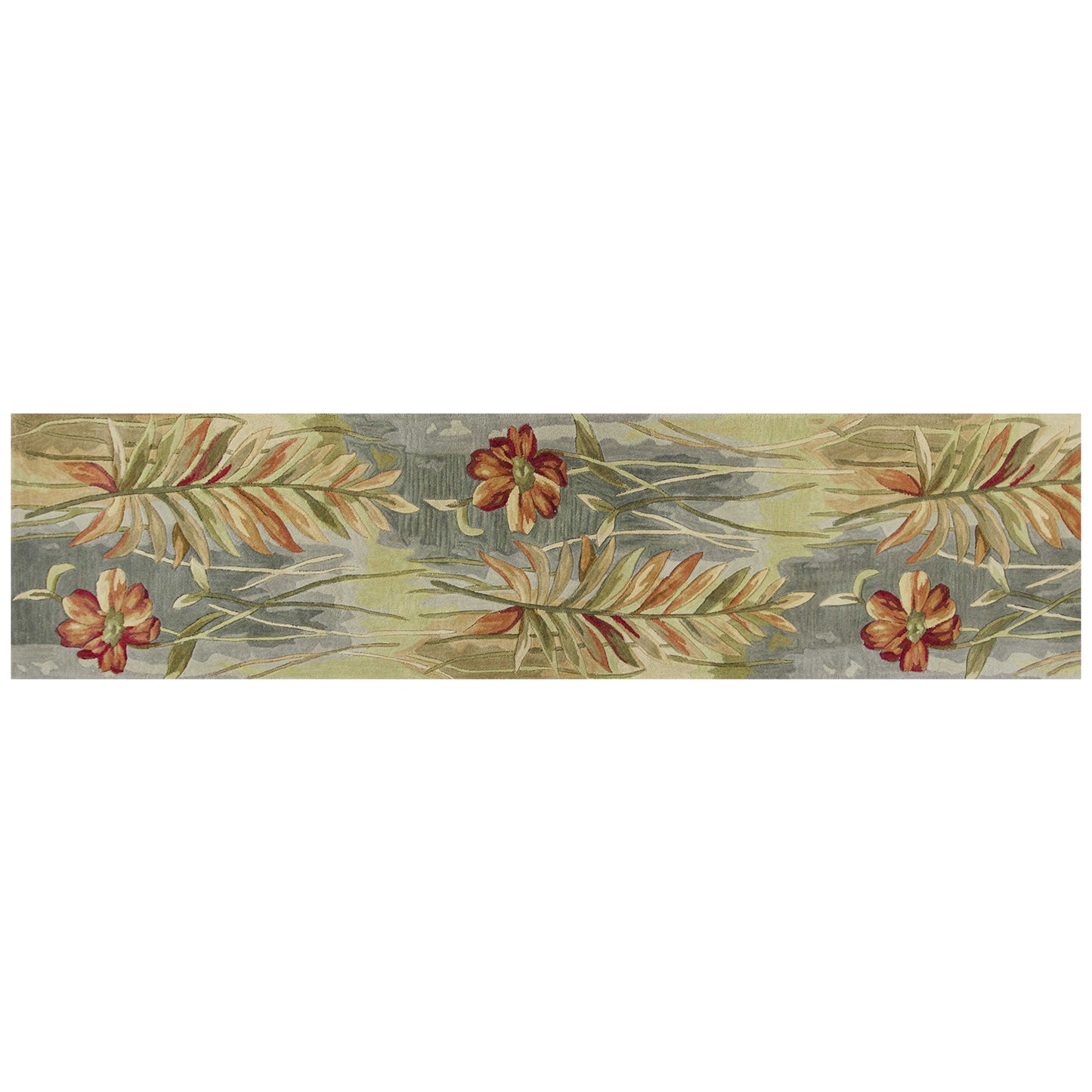 5' X 8' Wool Multicol Or Area Rug