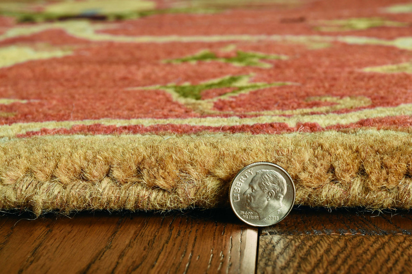 5' Round Blue Or Sage Tropical Leaves Indoor Area Rug