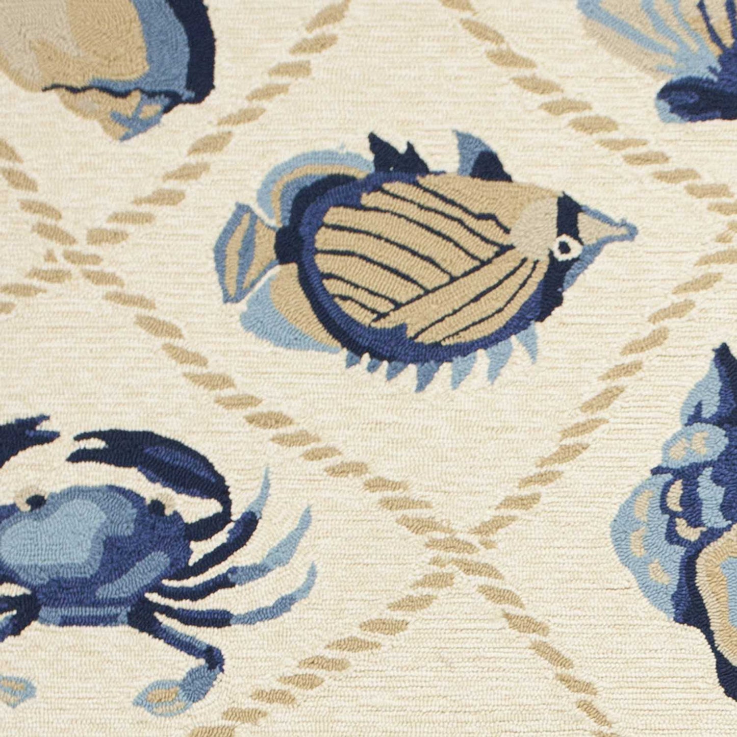 2' X 3' Uv Treated Polypropylene Sand Accent Rug