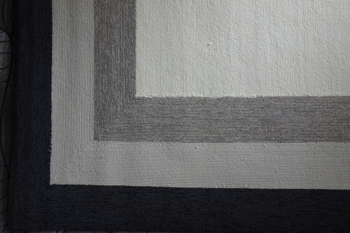 8' X 11' Uv Treated Polypropylene Charcoal Area Rug