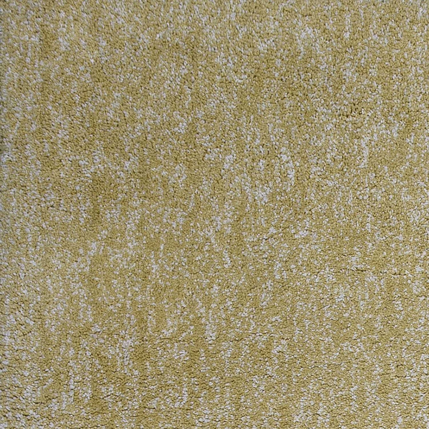 8' Round Polyester Yellow Heather Area Rug