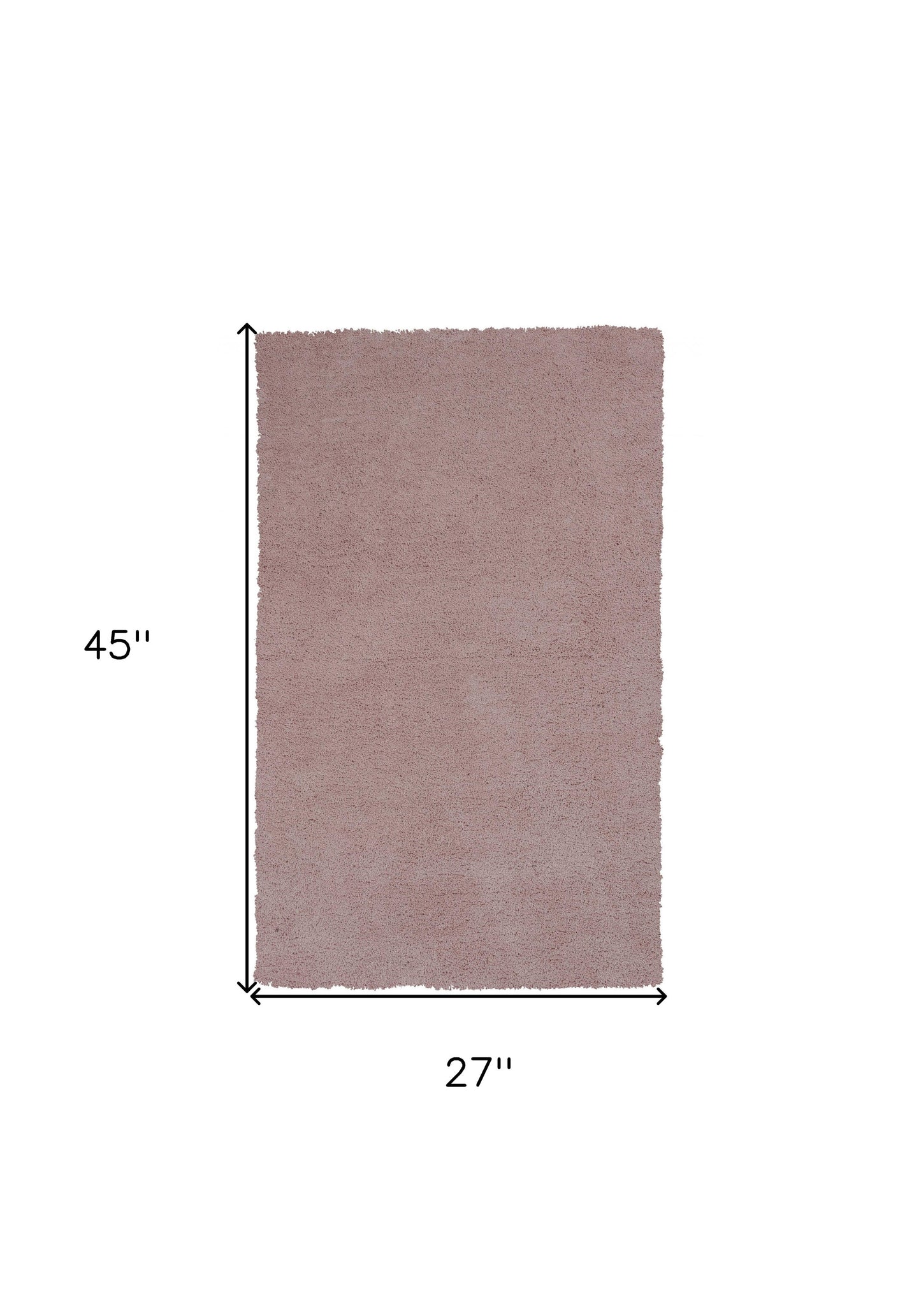 6' Rose Pink Round Indoor Shag Rug