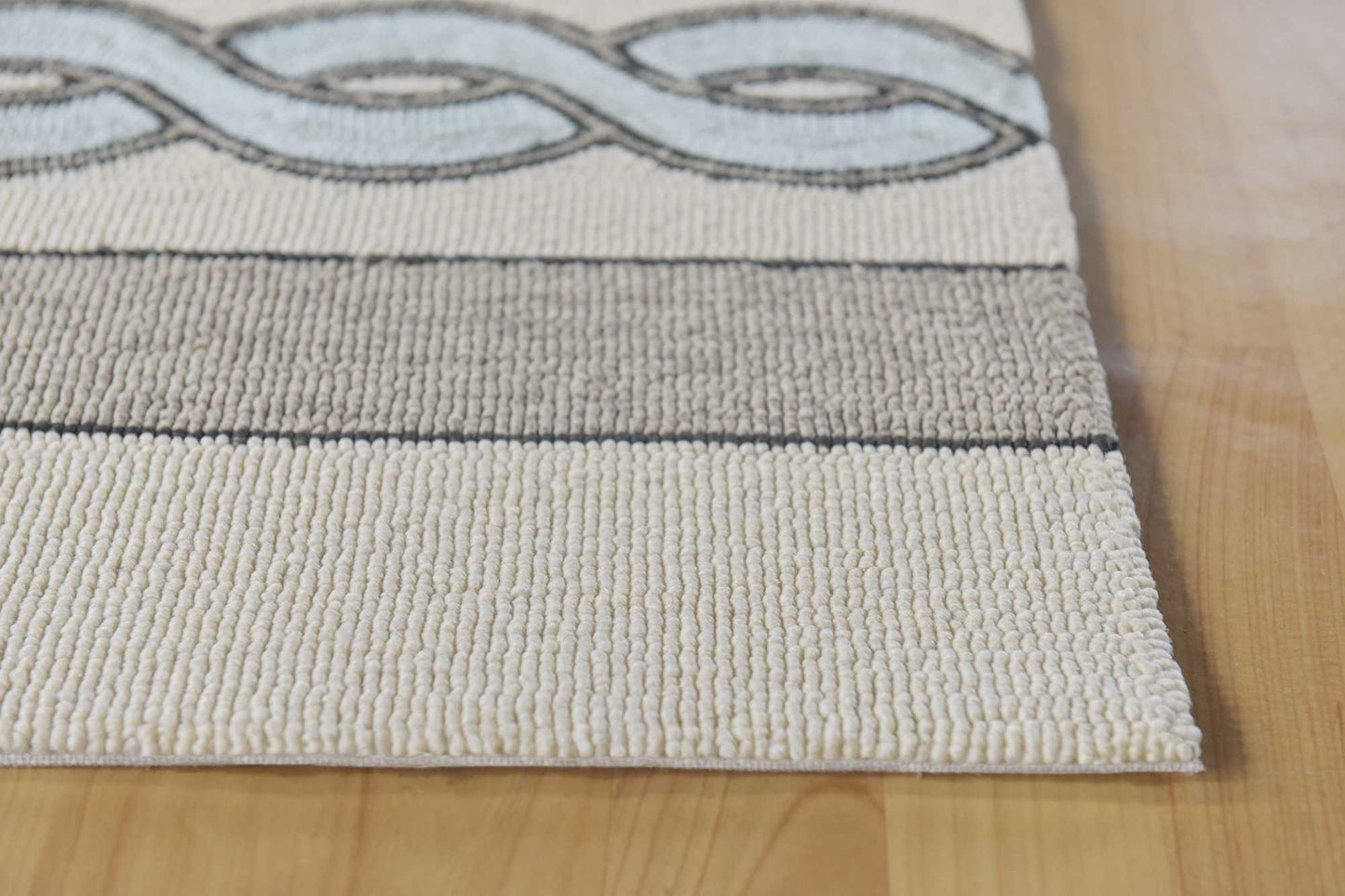 6' X 9' Uv Treated Polypropylene Ivory Or Spa Area Rug