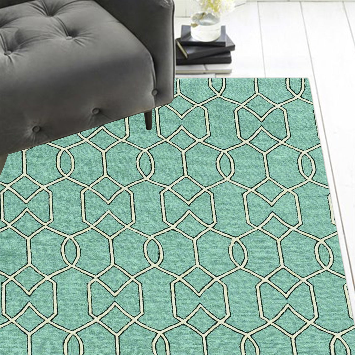 8' X 11' Uv Treated Polypropylene Spa Area Rug
