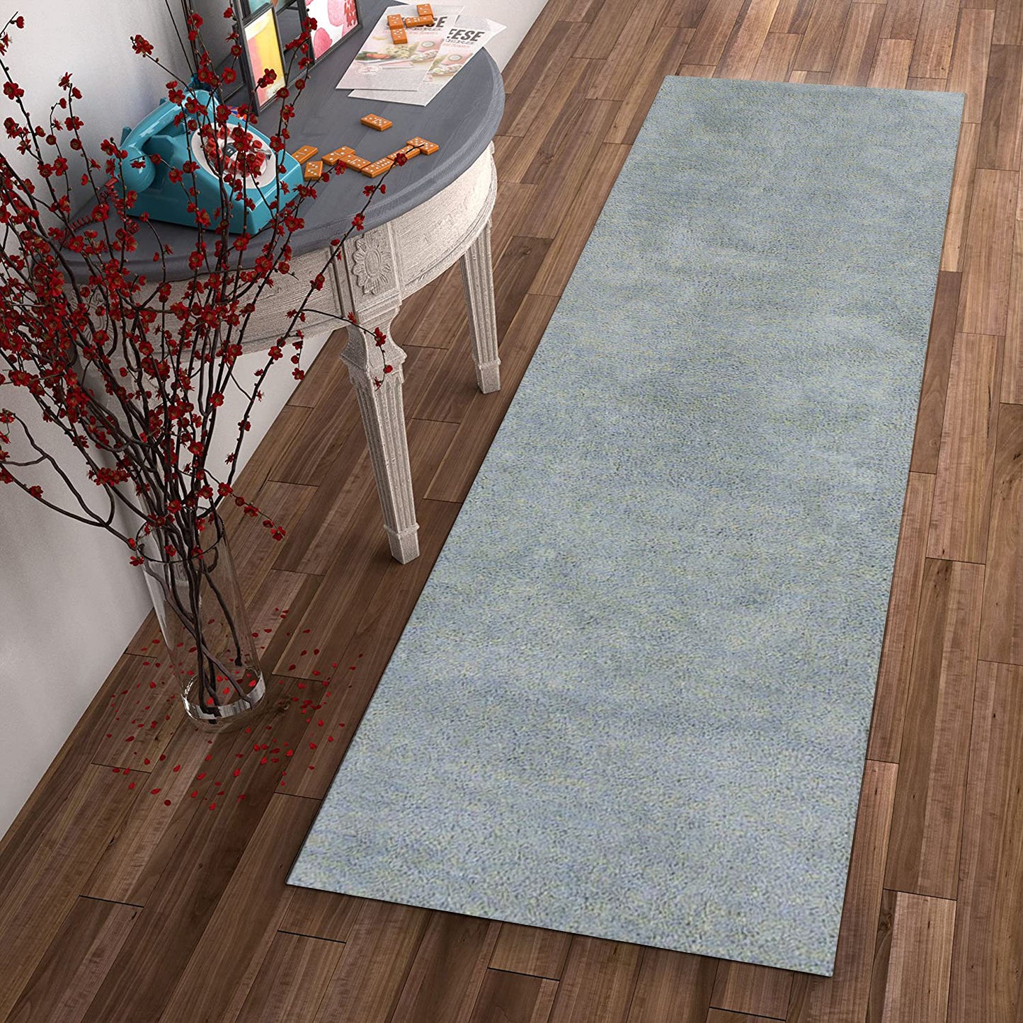 8'X10' Blue Heather Indoor Shag Rug