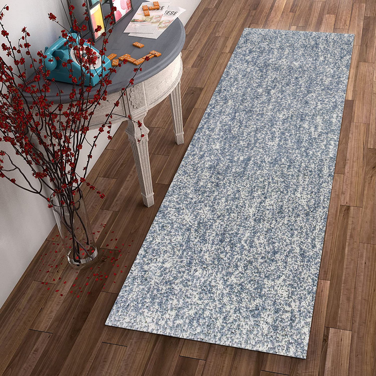 3'X5' Slate Heather Indoor Shag Rug