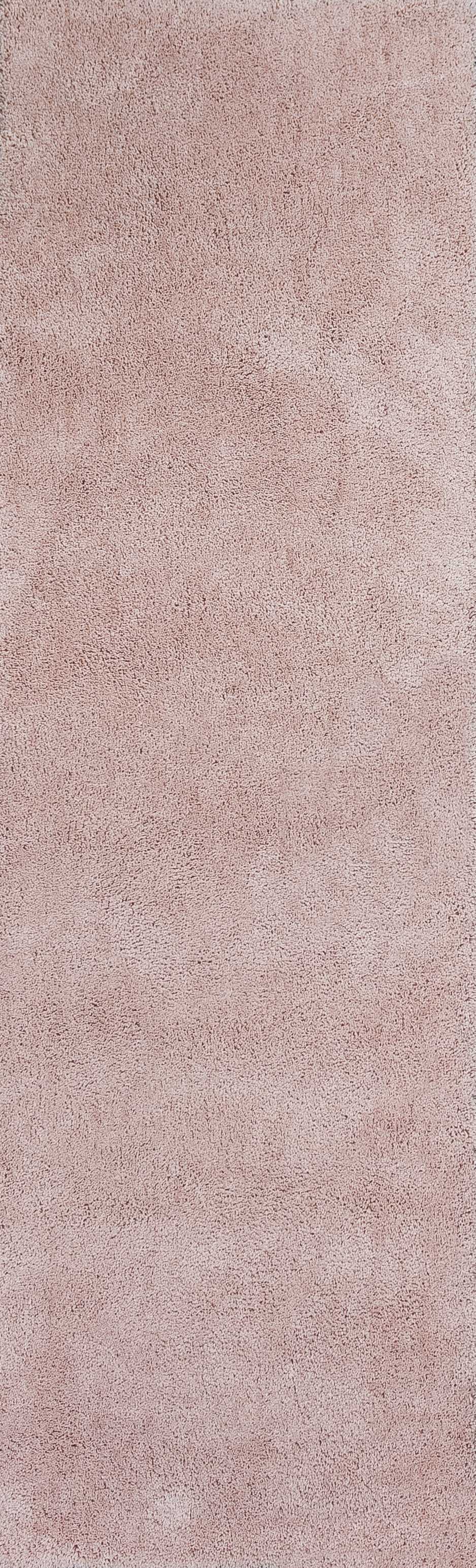 6' Rose Pink Round Indoor Shag Rug