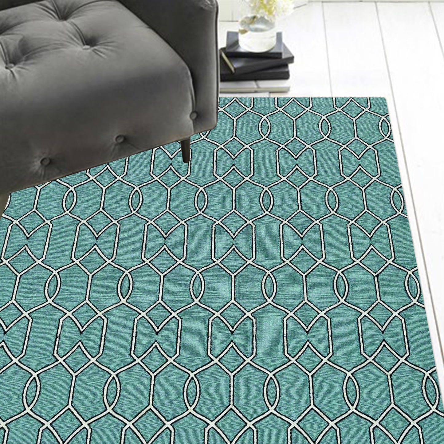 8' X 11' Uv Treated Polypropylene Spa Area Rug