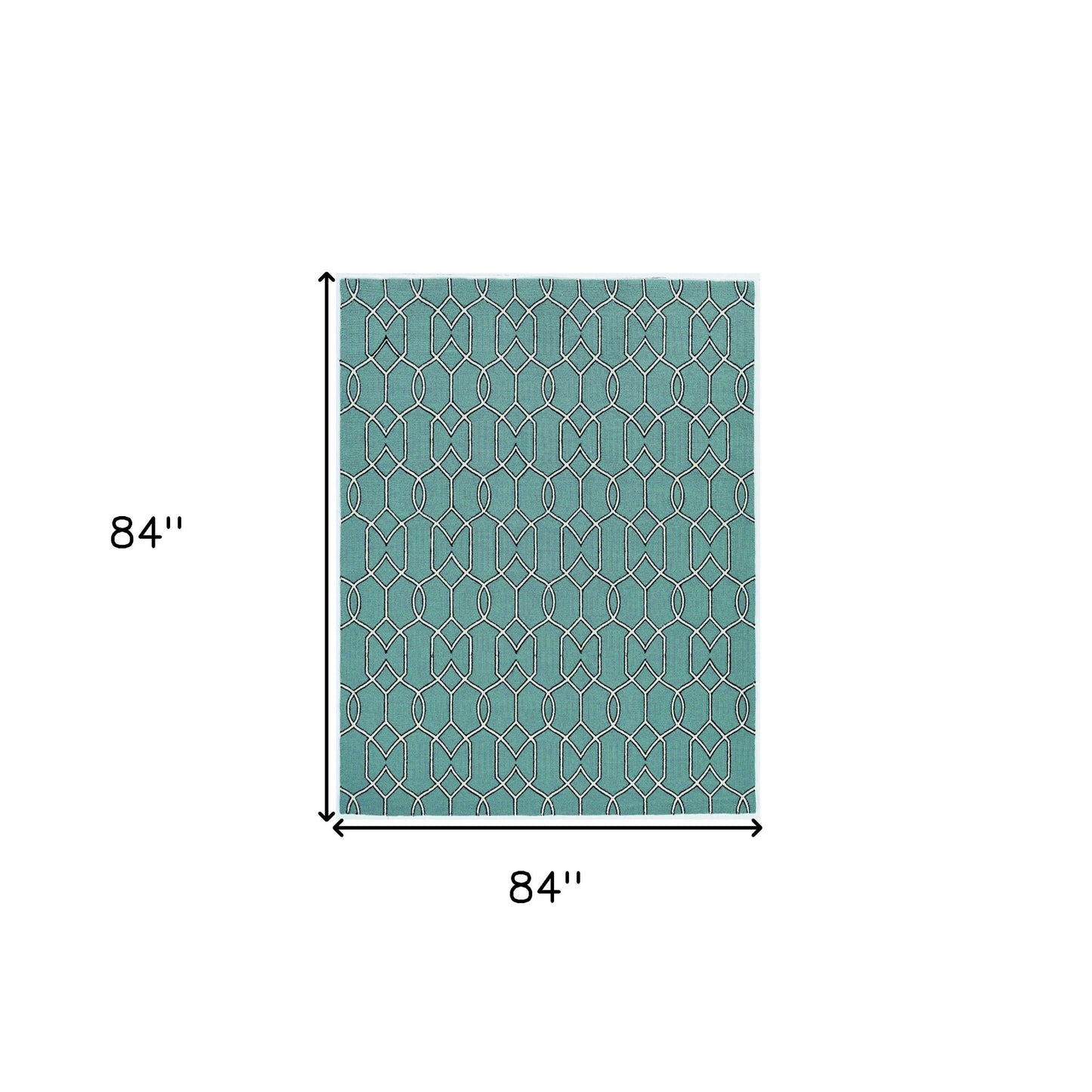 8' X 11' Uv Treated Polypropylene Spa Area Rug