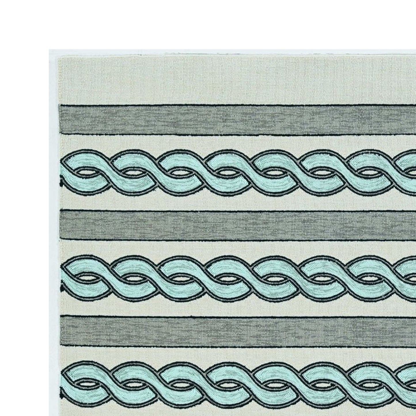 6' X 9' Uv Treated Polypropylene Ivory Or Spa Area Rug