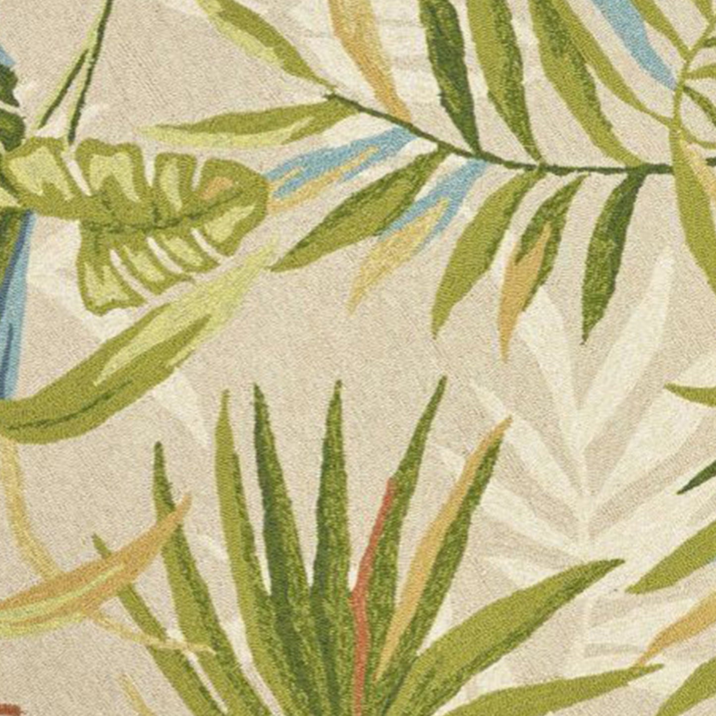 3' X 5' Sand Tropical Uv Treated Area Rug