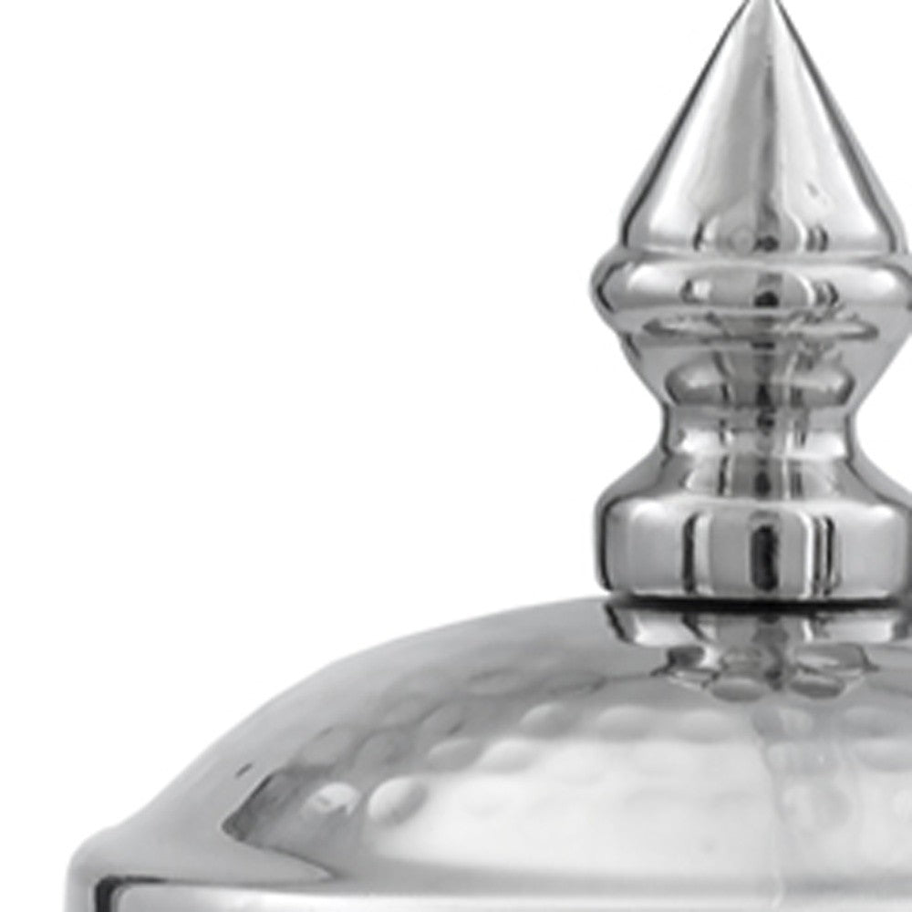 Silver Set Of 2 Canisters