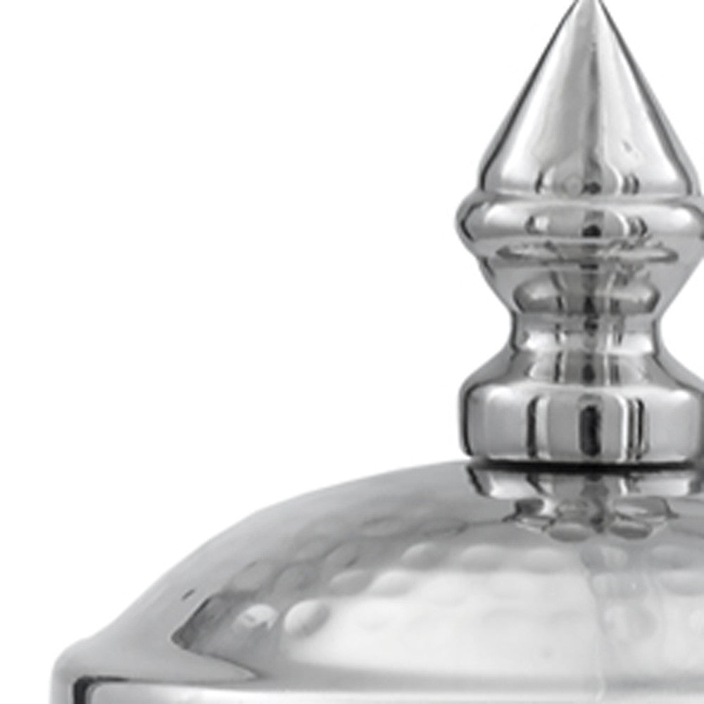Silver Set Of 2 Canisters
