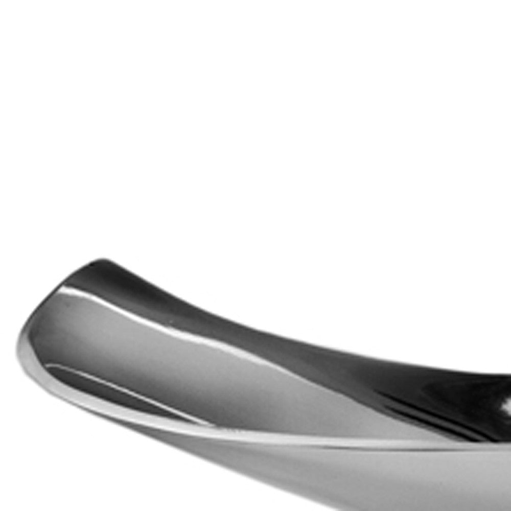 10" X 20" X 3" Buffed Talla Cut Edge Oval Tray